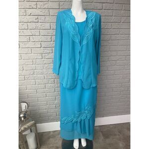 FAD Fashion Women Jacket Tank & Skirt 3 Pcs Suit Set Size S